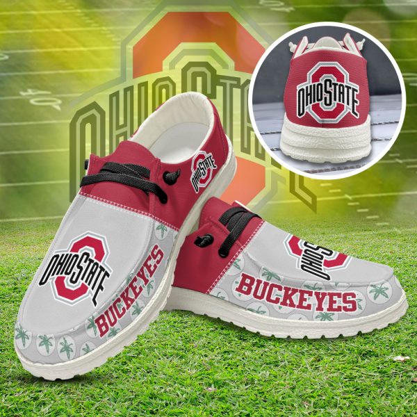 Ohio State Buckeyes Football Custom Hey Dude Shoes - MAITM 9668