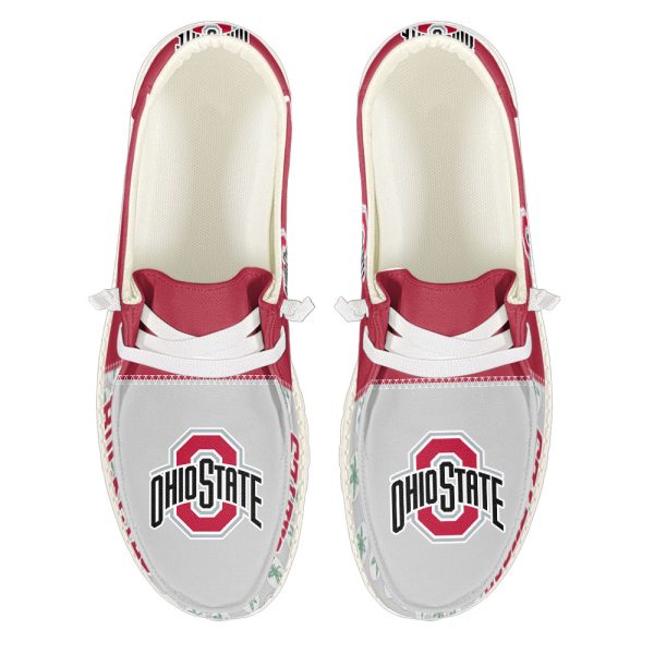 Ohio State Buckeyes Football Custom Hey Dude Shoes - MAITM 9668