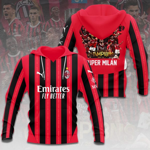 AC Milan 3D Apparel - HOATT 7886