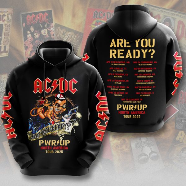 AC/DC 3D Apparel - MAITM 9563