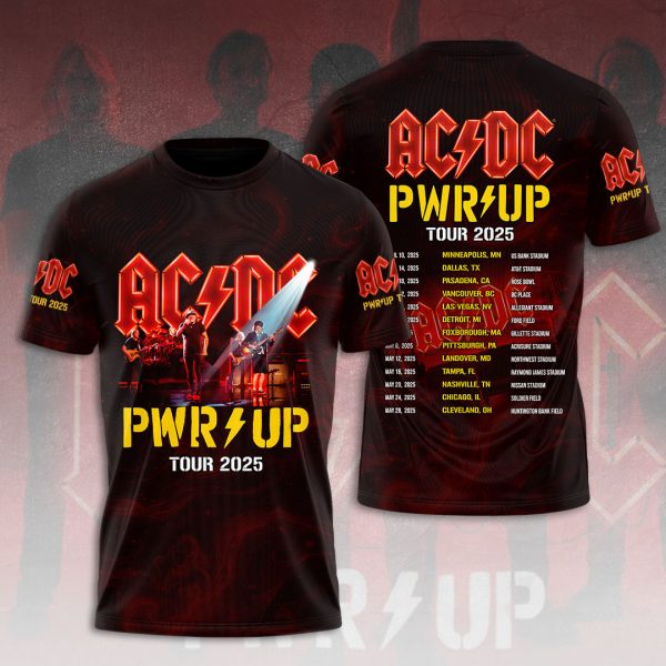 AC/DC 3D Apparel - GNE 2480