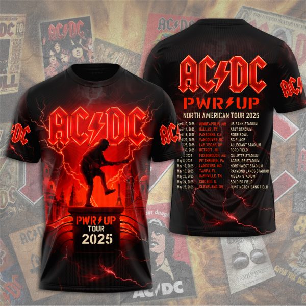 AC/DC 3D Apparel - GNE NEW25