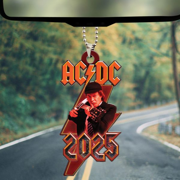 AC/DC Custom Shape 1-sided Acrylic Car Ornament - HOATT 8055