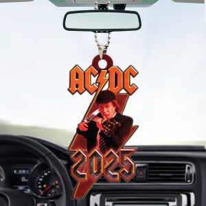 AC/DC Custom Shape 1-sided Acrylic Car Ornament - HOATT 8055