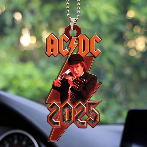 AC/DC Custom Shape 1-sided Acrylic Car Ornament - HOATT 8055