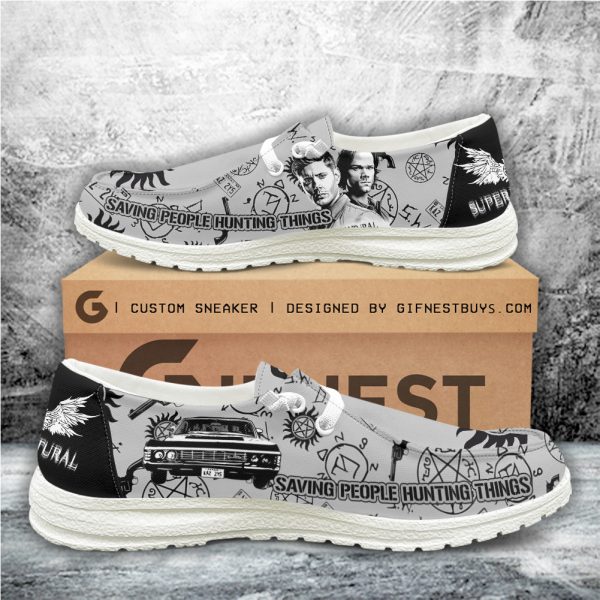 Supernatural Custom Hey Dude Shoes - ANHNV 5819