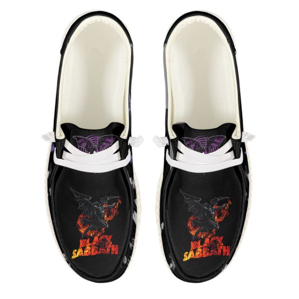 Black Sabbath Custom Hey Dude Shoes - ANHNV 5820