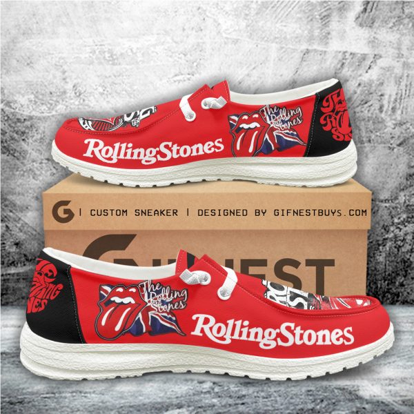 The Rolling Stones Custom Hey Dude Shoes - ANHNV 5821