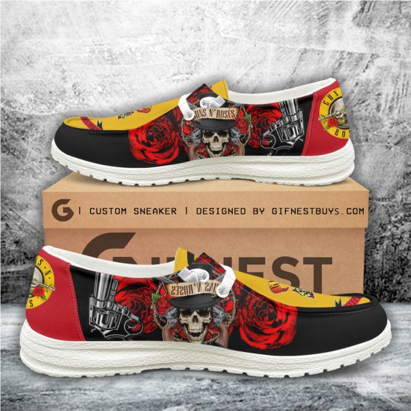 Guns N' Roses Custom Hey Dude Shoes - ANHNV 5822