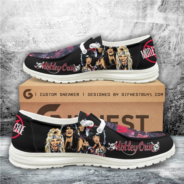 Mötley Crüe Custom Hey Dude Shoes - ANHNV 5824