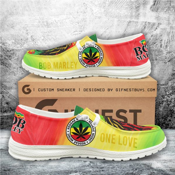 Bob Marley Custom Hey Dude Shoes - ANHNV 5826