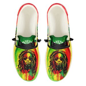 Bob Marley Custom Hey Dude Shoes - ANHNV 5826