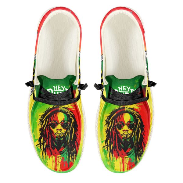 Bob Marley Custom Hey Dude Shoes - ANHNV 5826