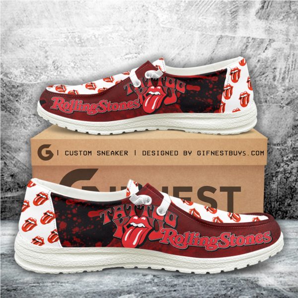 The Rolling Stones Custom Hey Dude Shoes - ANHNV 5827