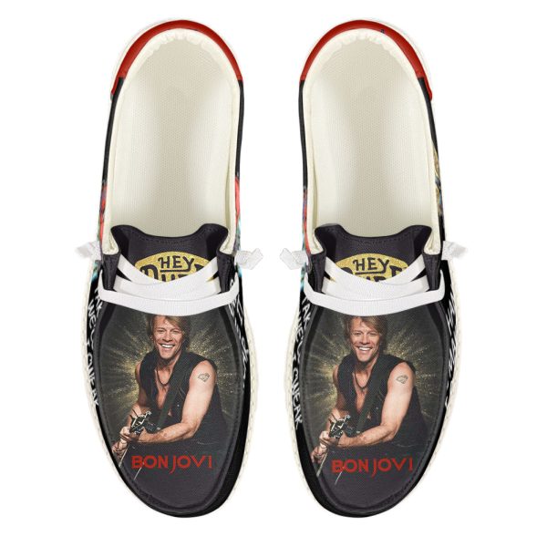 Bon Jovi Custom Hey Dude Shoes - ANHNV 5831