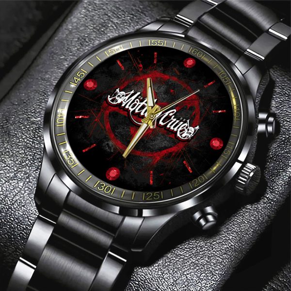 Mötley Crüe Black Stainless Steel Watch - ANHNV 5838