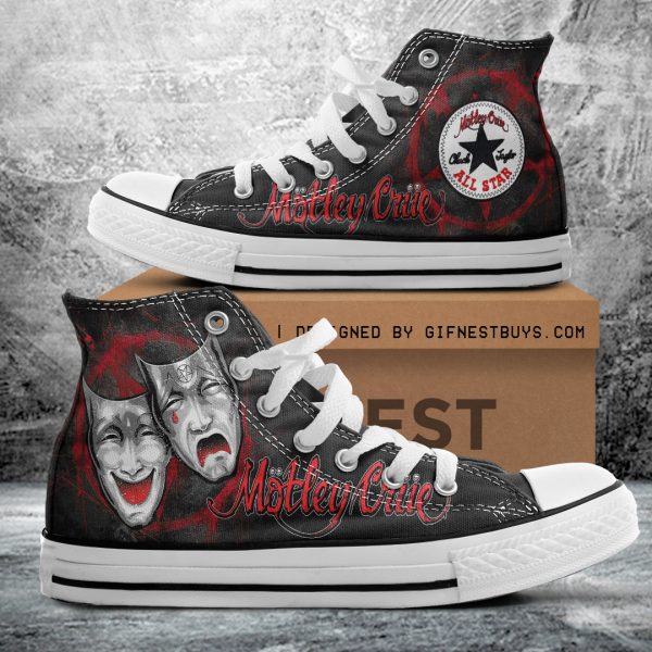 Mötley Crüe High Top Canvas Shoes - ANHNV 5842