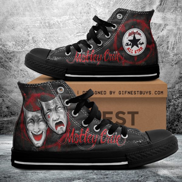 Mötley Crüe High Top Canvas Shoes - ANHNV 5842