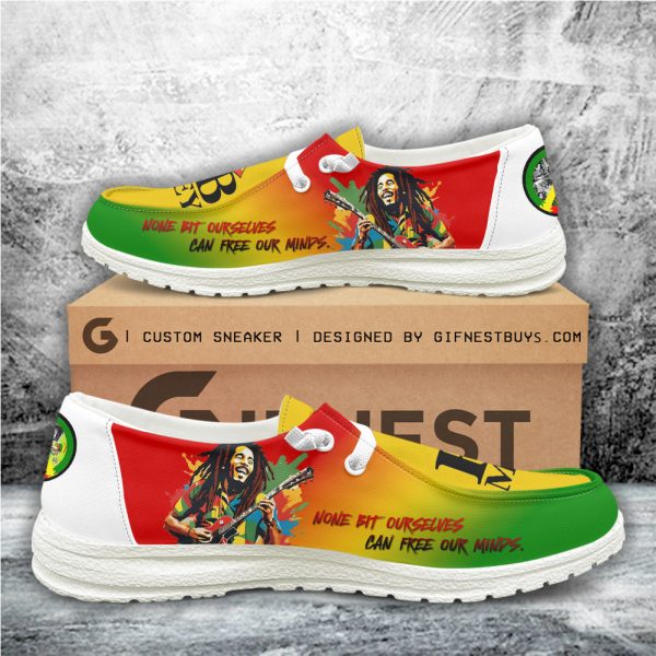 Bob Marley Custom Hey Dude Shoes - ANHNV 5851