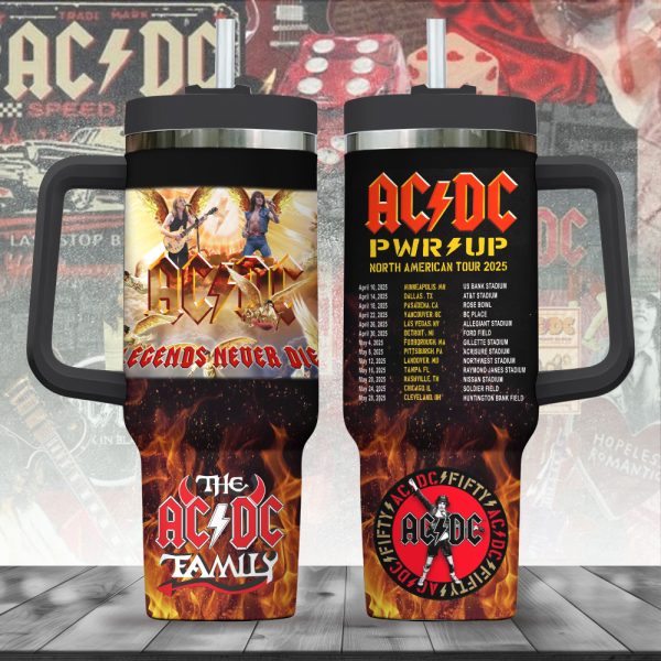 AC/DC 40oz Stanley Tumbler - ANHNV 5871