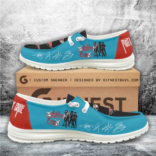 Mötley Crüe Custom Hey Dude Shoes - ANHNV 5873