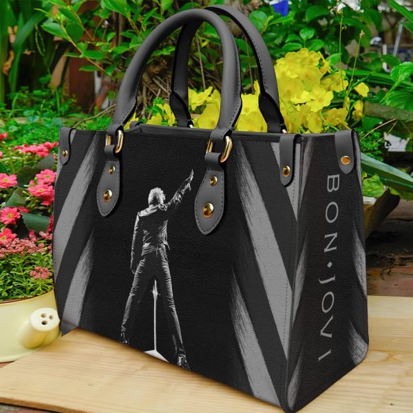 Bon Jovi Leather HandBag - ANHNV 5876