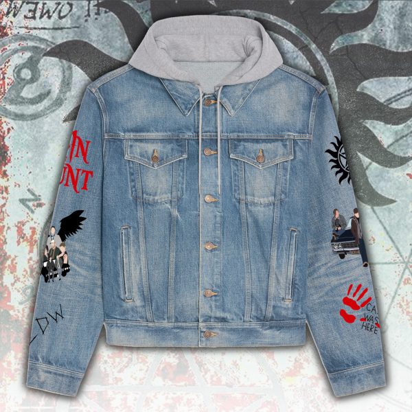 Supernatural Women's Denim Hood Jacket - ANHNV 5886