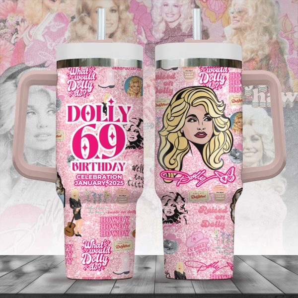 Dolly Parton 40oz Stanley Tumbler - ANHNV 5892