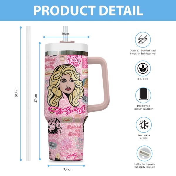 Dolly Parton 40oz Stanley Tumbler - ANHNV 5892