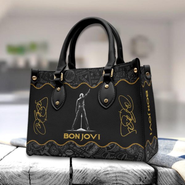 Bon Jovi Leather HandBag - ANHNV 5911