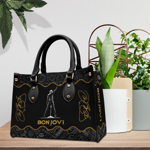 Bon Jovi Leather HandBag - ANHNV 5911