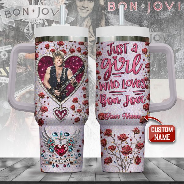 Personalized Bon Jovi 40oz Stanley Tumbler - ANHNV 5925