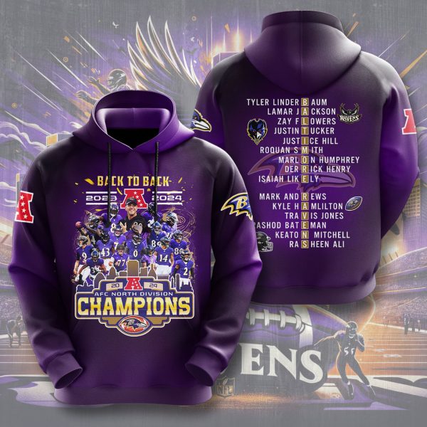 Baltimore Ravens 3D Apparel - MAITM 9486