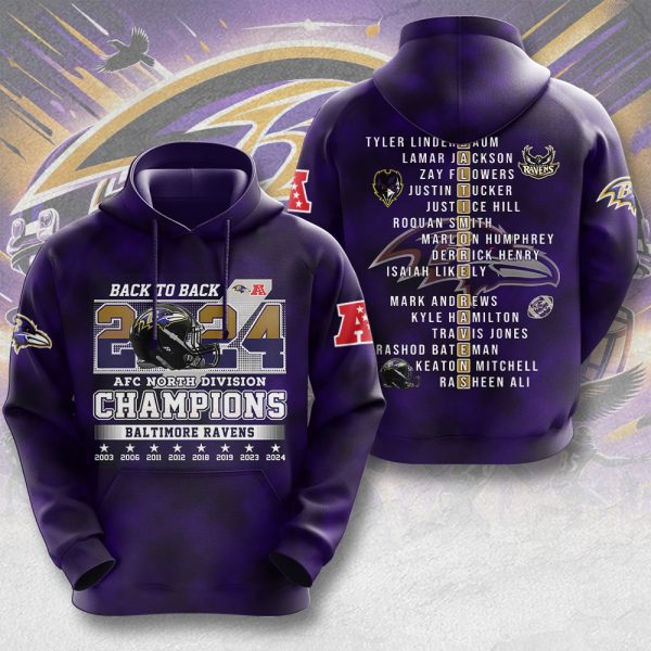 Baltimore Ravens 3D Apparel - MAITM 9494