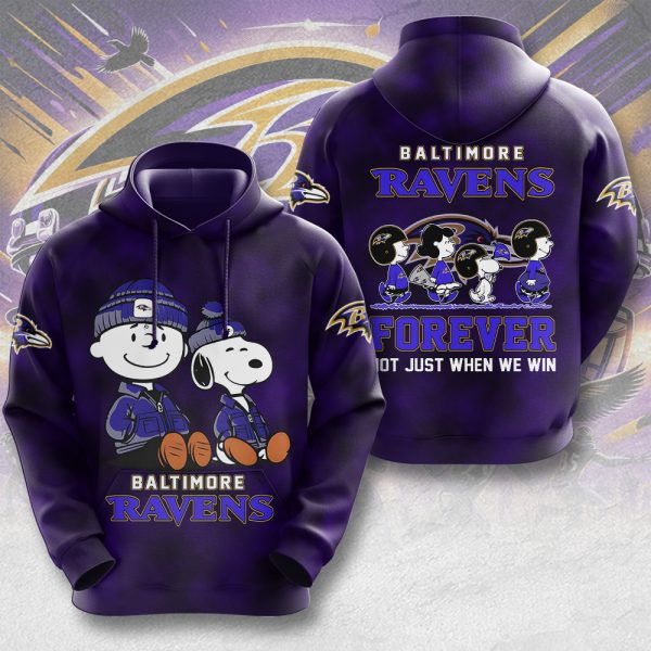 Peanuts x Baltimore Ravens 3D Apparel - MAITM 9609