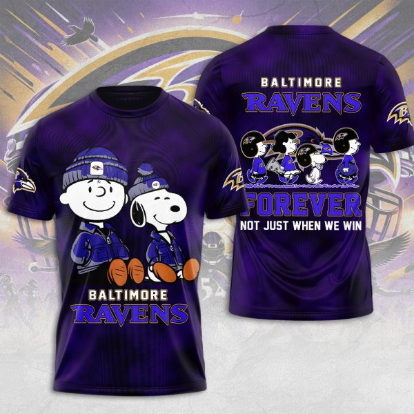 Peanuts x Baltimore Ravens 3D Apparel - MAITM 9609