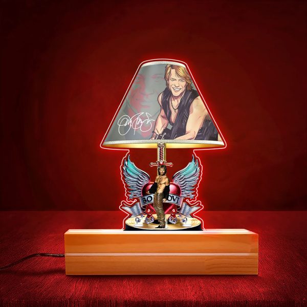 Bon Jovi Led Light with Wooden Base (7 Colors) - HOATT 8016