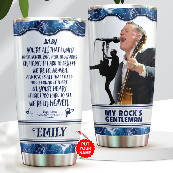 Personalized Bryan Adams Tumbler Cup - VANDH 4130