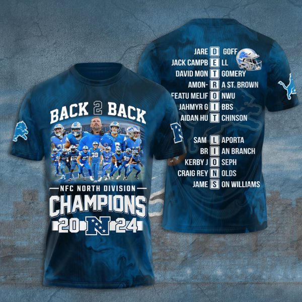 Detroit Lions 3D Apparel – TANTN 10335