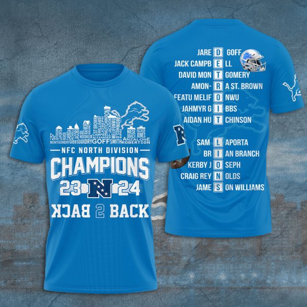 Detroit Lions 3D Apparel – TANTN 10337