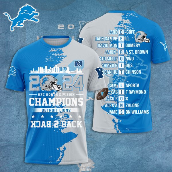 Detroit Lions 3D Apparel – TANTN 10357