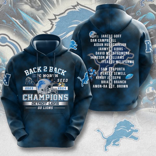 Detroit Lions 3D Apparel - MAITM 9518