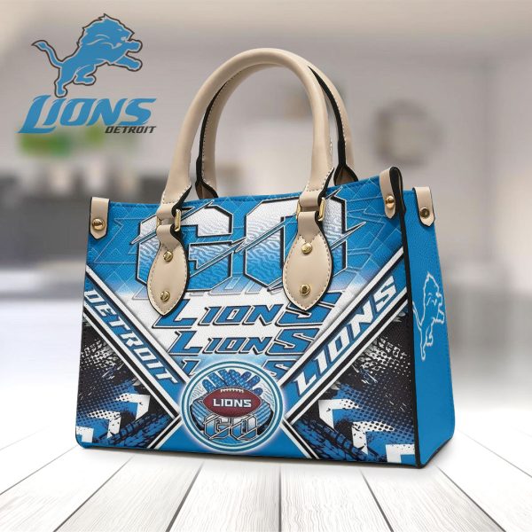 Detroit Lions Leather HandBag - VANDH 4140