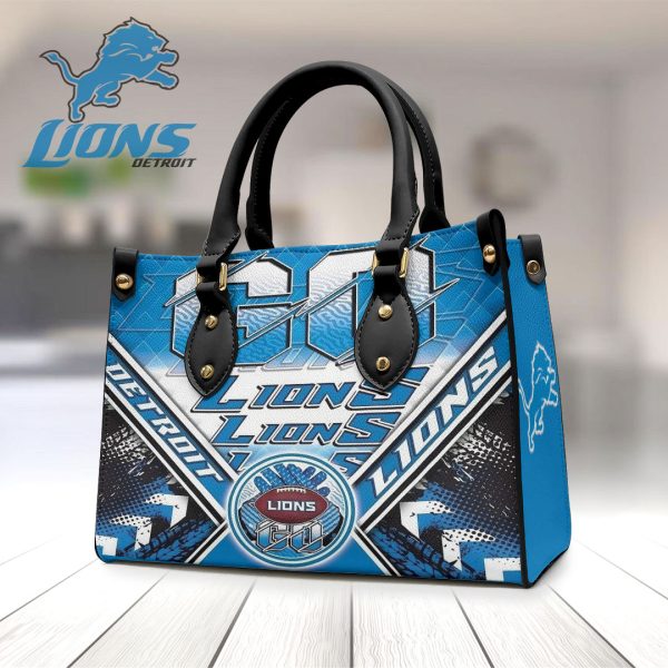 Detroit Lions Leather HandBag - VANDH 4140