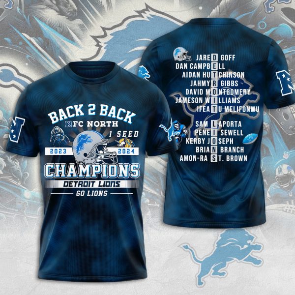 Detroit Lions 3D Apparel - MAITM 9518