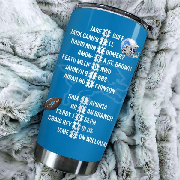 Detroit Lions Tumbler Cup - TANTN 10336