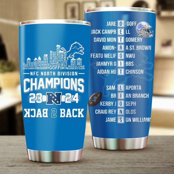 Detroit Lions Tumbler Cup - TANTN 10338