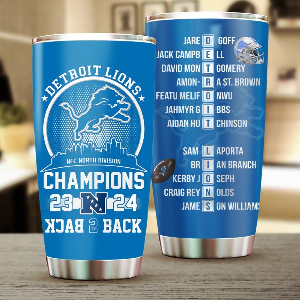 Detroit Lions Tumbler Cup - TANTN 10356