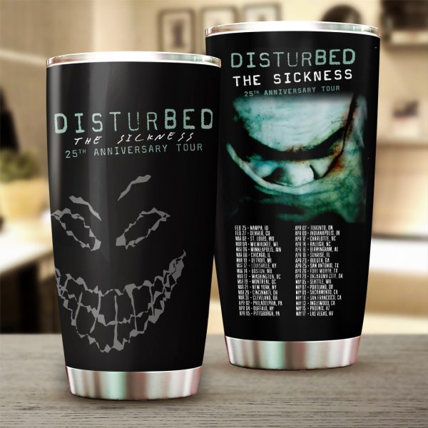 Disturbed Band Tumbler Cup - TANTN 10573