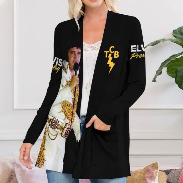 Elvis Presley Women's Patch Pocket Cardigan - HOATT 8076